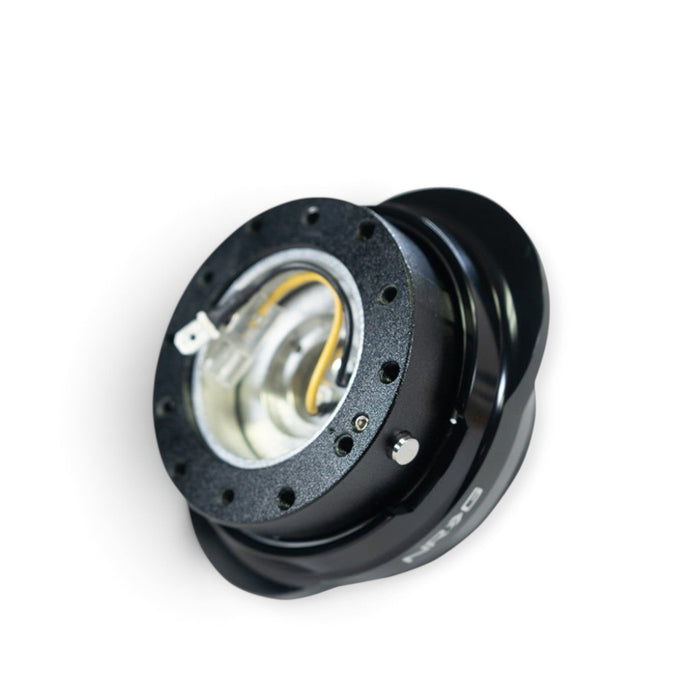 NRG Quick Release Gen 2.2 - Black Body / Shiny Black Oval Ring - Lunaticsco