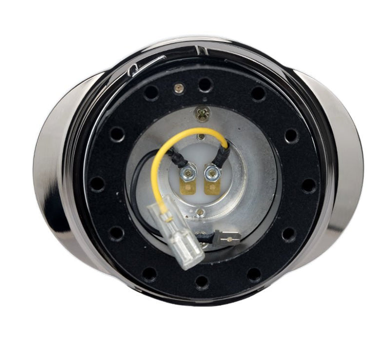 NRG Quick Release Kit - Black Body/ Black Chrome Oval Ring - Lunaticsco