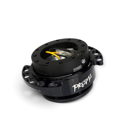 NRG Quick Release Kit - Black Body/ Black Heart Cutout Ring - Lunaticsco