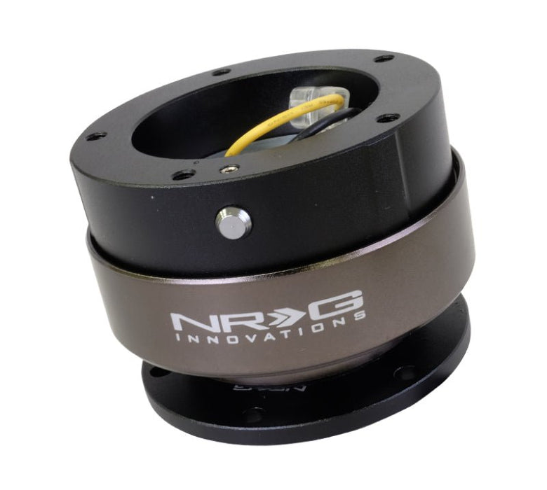 NRG Quick Release Kit Gen 2.5 - Black / Black Ring (6 Hole Base 5 Hole Top) - Lunaticsco