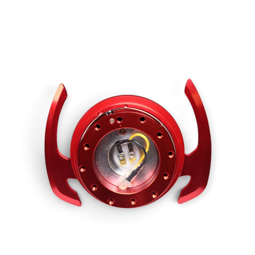 NRG Quick Release Kit Gen 4.0 - Red Body / Red Ring w/ Handles - Lunaticsco