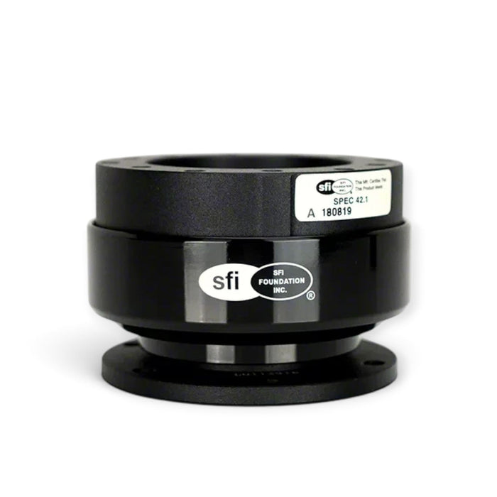 NRG Quick Release SFI Spec 42.1 - Black Body / Black Ring - Lunaticsco