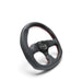 NRG Reinforced Steering Wheel (320mm Horizontal / 330mm Vertical) Leather w/Red Stitching - Lunaticsco