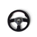 NRG Reinforced Steering Wheel (320mm) Suede w/Red Stitch - Lunaticsco