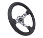 NRG Reinforced Steering Wheel (350mm / 3in. Deep) Blk Leather w/Hydrodipped Digi-Camo Spokes - Lunaticsco