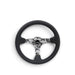 NRG Reinforced Steering Wheel (350mm / 3in. Deep) Blk Leather w/Hydrodipped Digi-Camo Spokes - Lunaticsco