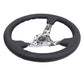 NRG Reinforced Steering Wheel (350mm / 3in. Deep) Blk Leather w/Hydrodipped Digi-Camo Spokes - Lunaticsco