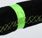 NRG Reinforced Steering Wheel 350mm/3in. Deep Blk Suede/ Neon Green Stitch w/5mm Matte Black Spoke - Lunaticsco