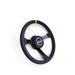 NRG Reinforced Steering Wheel (380mm) Nascar/ Alcantara 3 Spoke w/ NRG Logo/ Removable Crushed Pad - Lunaticsco