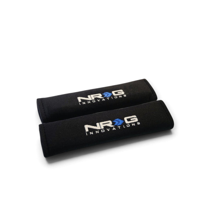NRG Seat Belt Pads 2.7in. W x 11in. L (Black) Short - 2pc - Lunaticsco