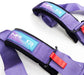 NRG SFI 16.1 5Pt 3 Inch Seat Belt Harness with Pads / Cam Lock - Purple - Lunaticsco