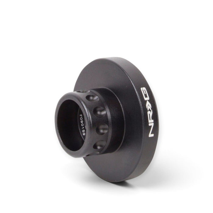NRG Short Spline Adapter - Polaris RZR / Ranger (Secures w/OEM Lock Nut / Fits Quick Lock) - Black - Lunaticsco
