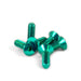 NRG Steering Wheel Screw Upgrade Kit (Conical) - Green - Lunaticsco