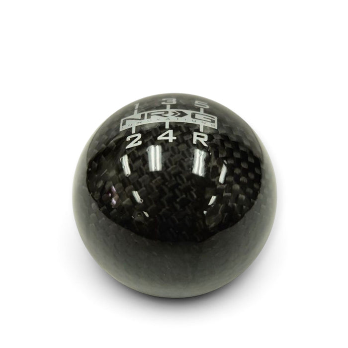 NRG Universal Ball Style Shift Knob (No Logo) - Heavy Weight - Black Carbon Fiber - Lunaticsco