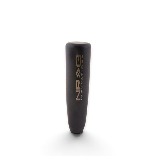 NRG Universal Short Shifter Knob - 5in. Length / Heavy Weight 1.27Lbs. - Black Wrinkle Finish - Lunaticsco