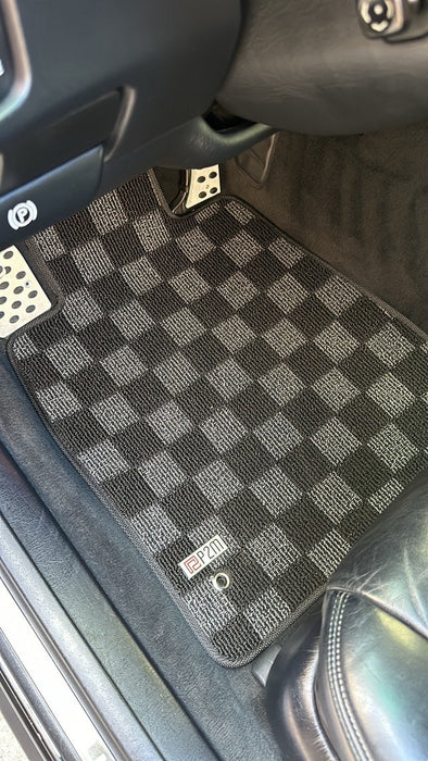 P2M Front + Rear Race Floor Mats For 1995–2000 Lexus LS400 (UCF20) - Lunaticsco