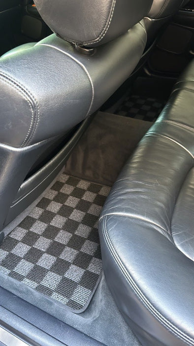 P2M Front + Rear Race Floor Mats For 1995–2000 Lexus LS400 (UCF20) - Lunaticsco