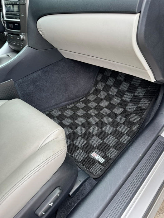P2M Race Floor Mats Lexus IS250 IS350 IS-F 2006-2013 Dark Grey - Lunaticsco