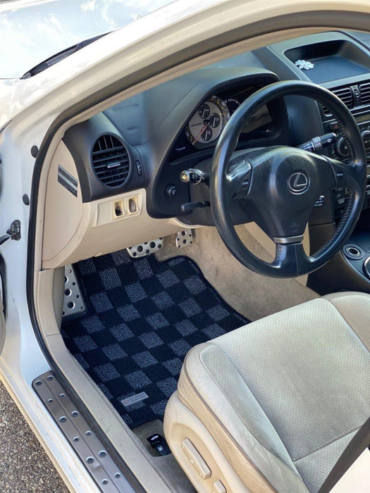 P2M Race Floor Mats Lexus IS300 1998-2005 Dark Grey - Lunaticsco
