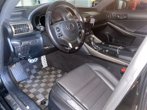 P2M Race Floor Mats Lexus IS300 RWD (XE30) 2014-2021 Dark Grey - Lunaticsco