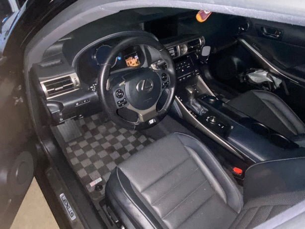 P2M Race Floor Mats Lexus IS300 RWD (XE30) 2014-2021 Dark Grey - Lunaticsco