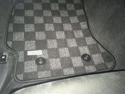 P2M Race Floor Mats Toyota 86 Subaru BRZ Scion FR-S 2013-2021 Dark Grey - Lunaticsco