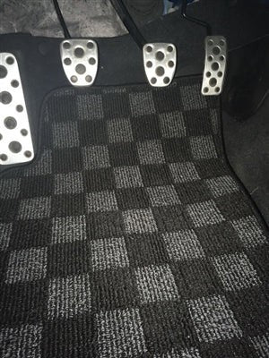 P2M Race Floor Mats Toyota 86 Subaru BRZ Scion FR-S 2013-2021 Dark Grey - Lunaticsco