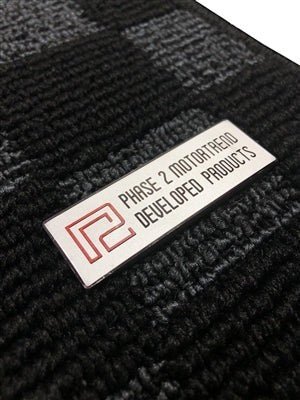 P2M Race Floor Mats Toyota Corolla AE86 Dark Grey 1984-1987 - Lunaticsco