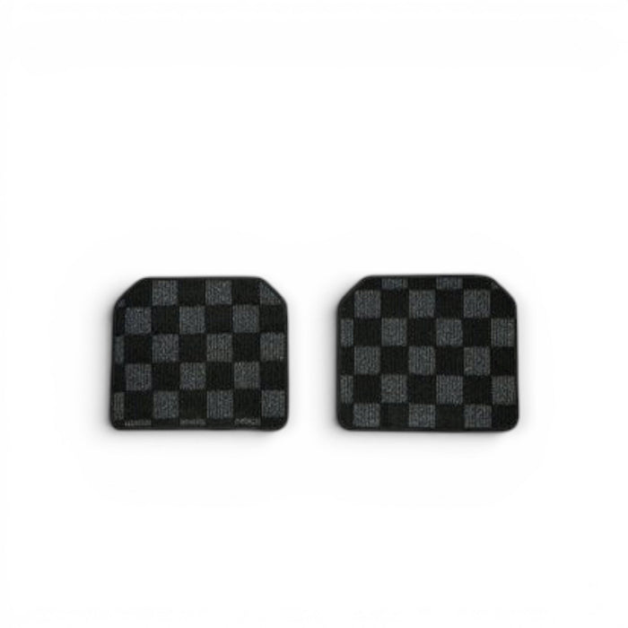 P2M Rear Race Floor Mats Toyota 86 Subaru BRZ Scion FR-S 2013-2021 Dark Grey - Lunaticsco