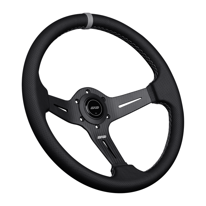 DND Performance Matte Carbon Fiber Steering Wheel 350mm 60mm Deep