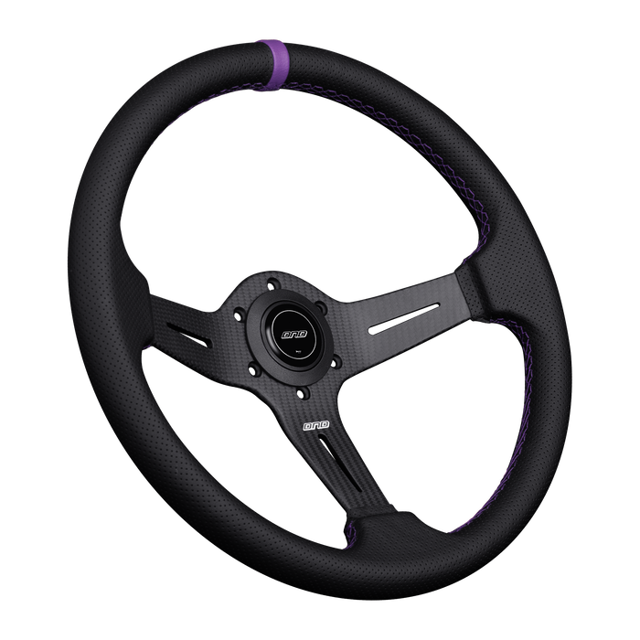 DND Performance Matte Carbon Fiber Steering Wheel 350mm 60mm Deep