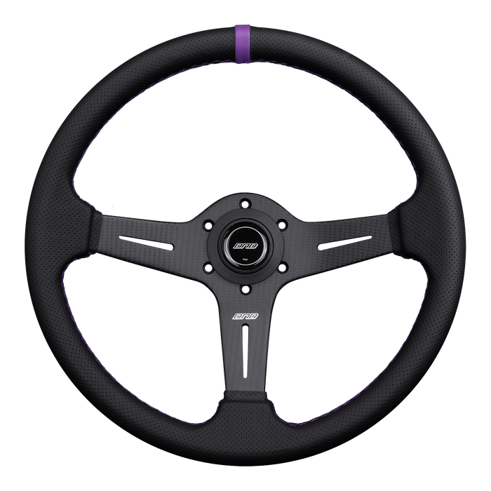 DND Performance Matte Carbon Fiber Steering Wheel 350mm 60mm Deep