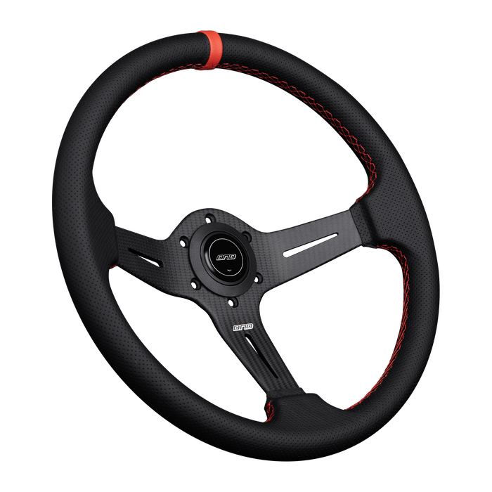 DND Performance Matte Carbon Fiber Steering Wheel 350mm 60mm Deep