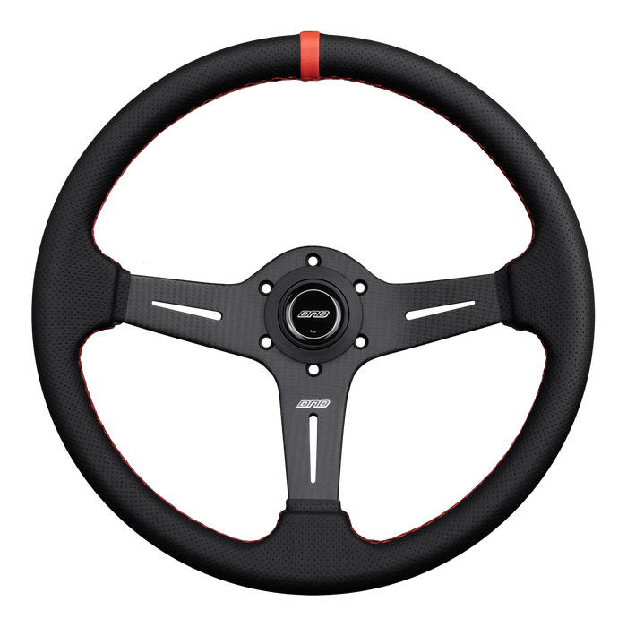 DND Performance Matte Carbon Fiber Steering Wheel 350mm 60mm Deep