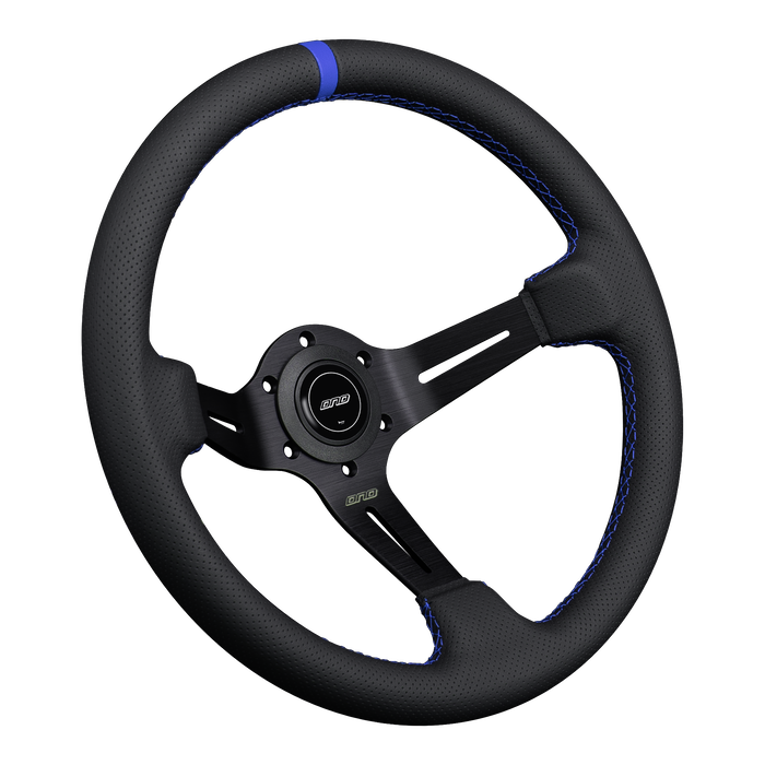 DND Performance Perforated Leather Steering Wheel 350mm 75mm Deep