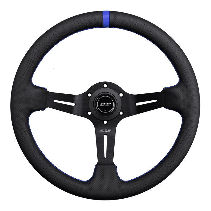 DND Performance Perforated Leather Steering Wheel 350mm 75mm Deep