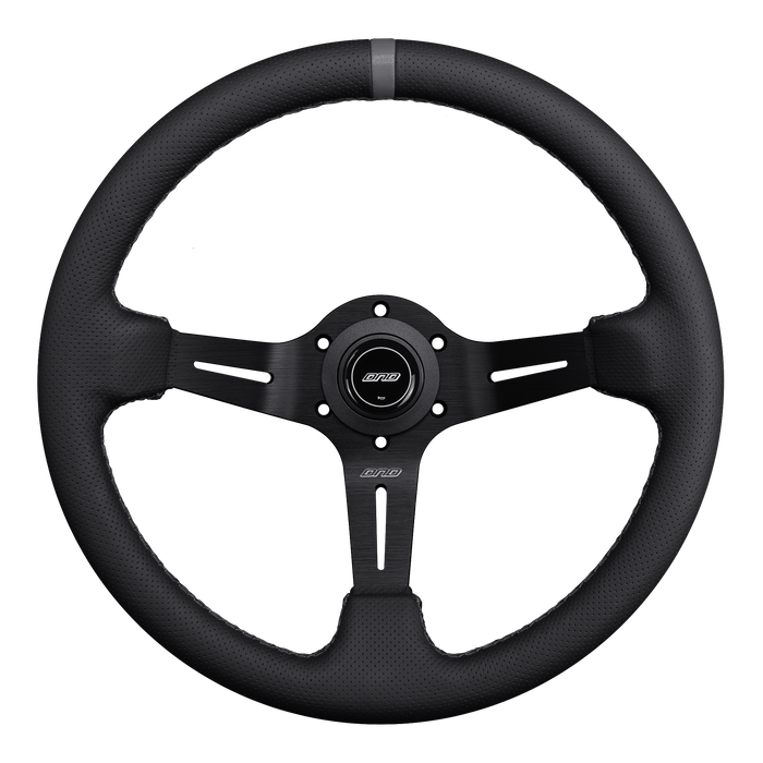 DND Performance Perforated Leather Steering Wheel 350mm 75mm Deep