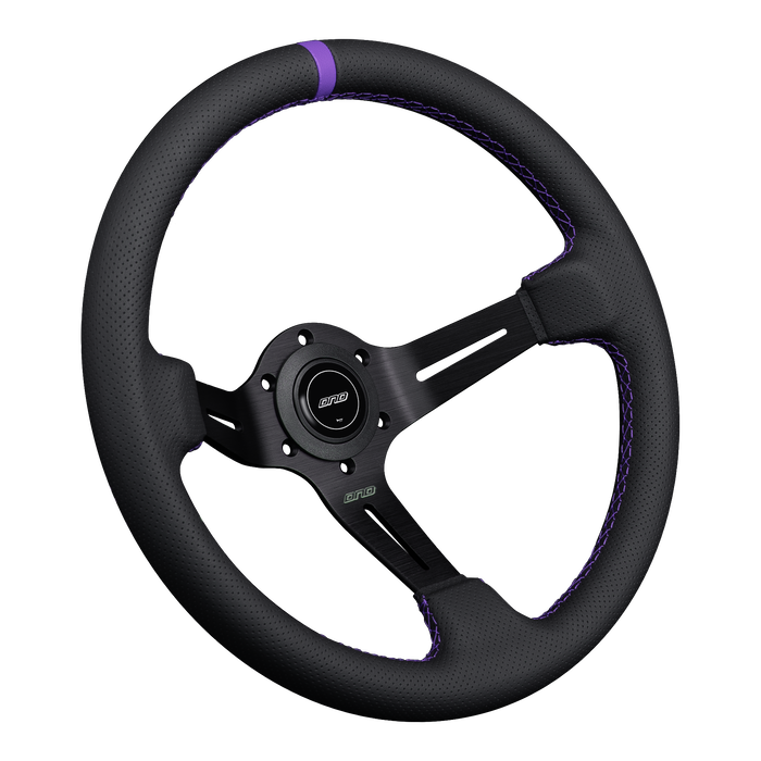 DND Performance Perforated Leather Steering Wheel 350mm 75mm Deep