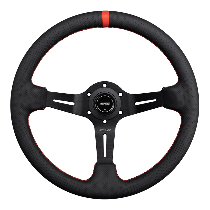 DND Performance Perforated Leather Steering Wheel 350mm 75mm Deep