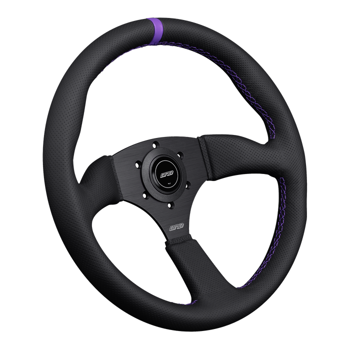 DND Performance Perforated Leather Steering Wheel 350mm 50mm Deep