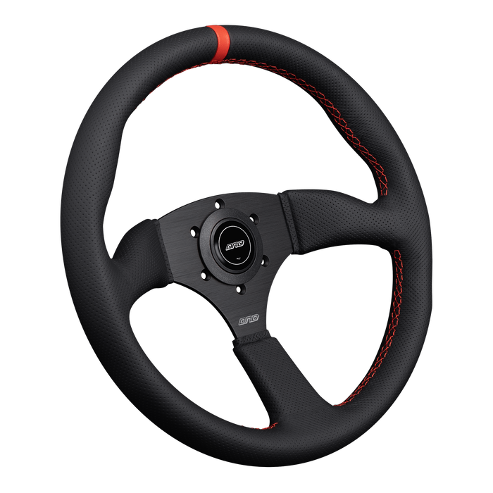 DND Performance Perforated Leather Steering Wheel 350mm 50mm Deep