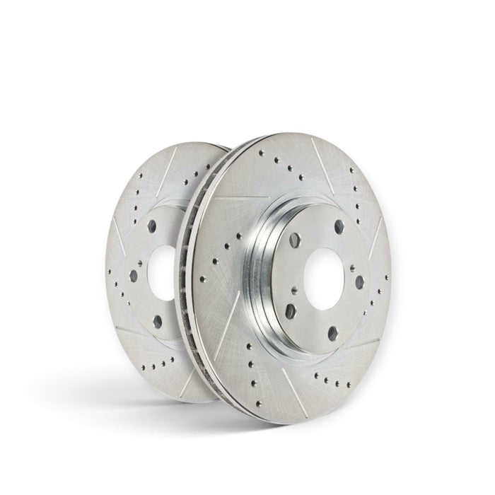 Power Stop 01-06 Lexus LS430 Front Evolution Drilled & Slotted Rotors - Pair - LunaticsCo