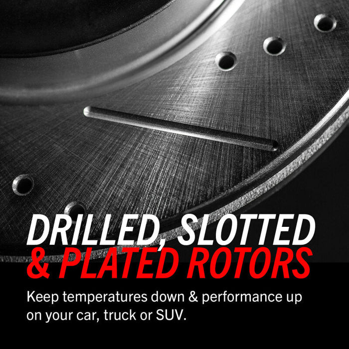 Power Stop 01-06 Lexus LS430 Rear Evolution Drilled & Slotted Rotors - Pair - LunaticsCo