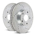 Power Stop 01-06 Lexus LS430 Rear Evolution Drilled & Slotted Rotors - Pair - LunaticsCo