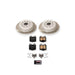 Power Stop 02-10 Lexus SC430 Rear Semi-Coated Rotor Kit - LunaticsCo