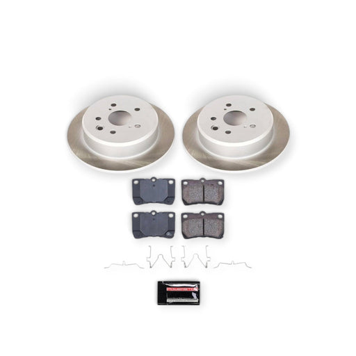 Power Stop 06-13 Lexus IS250 Rear Semi-Coated Rotor Kit - LunaticsCo