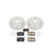 Power Stop 06-13 Lexus IS250 Rear Z17 Evolution Geomet Coated Brake Kit - LunaticsCo
