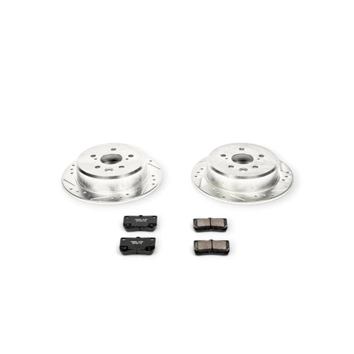 Power Stop 06-13 Lexus IS250 Rear Z23 Evolution Sport Brake Kit - LunaticsCo