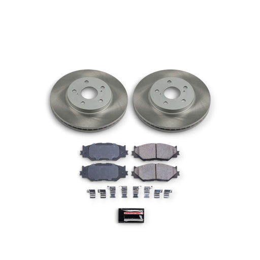 Power Stop 06-15 Lexus IS250 Front Semi-Coated Rotor Kit - LunaticsCo