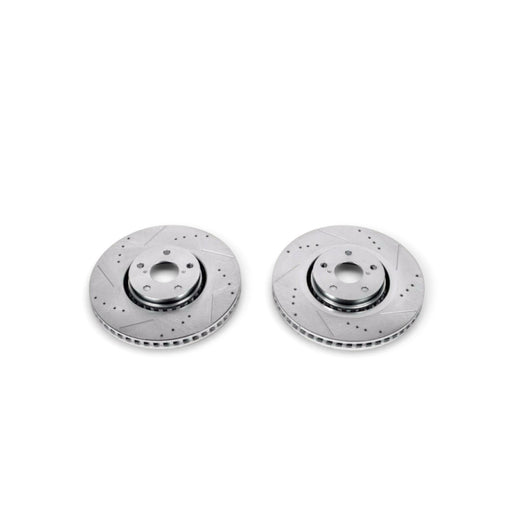 Power Stop 07-11 Lexus GS350 Front Evolution Drilled & Slotted Rotors - Pair - LunaticsCo